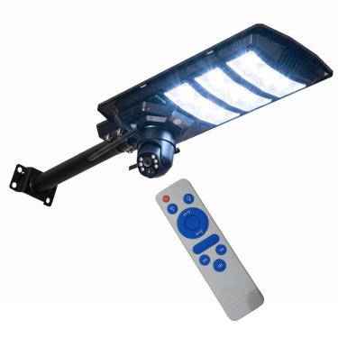 Imagem de Luminaria Camera 360 Solar 2 Em 1 Sensor Movimento App Celular Controle Iluminaçao Segurança Garagem Varanda