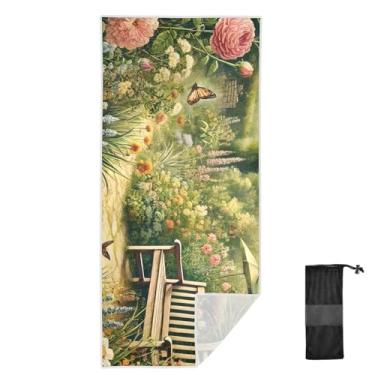 Imagem de Joitme Toalhas de banho verdes para crianças, 78 x 188 cm, toalha de natação, toalhas de piscina para crianças