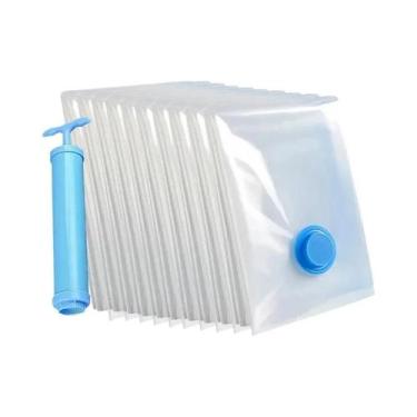 Imagem de Sacos De Armazenamento a Vácuo Que Economizam Espaço Para Roupas E Rou