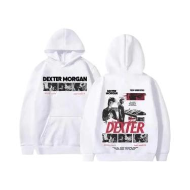 Imagem de Moletom Masculino Retrô Solto E Quente, Estilo Esportivo Moderno, Dext