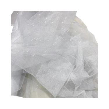 Imagem de Tecido De Tule Com Lantejoulas Azul E Vermelho Para Roupas Infantis, V