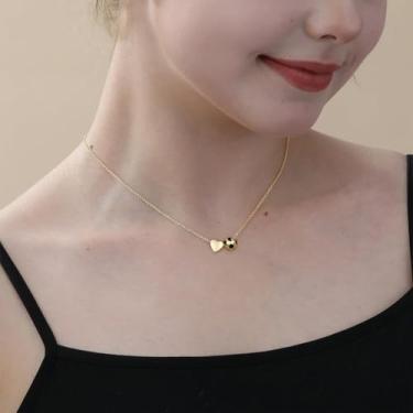 Imagem de Colar de esportes de coração, pingente de basquete futebol futebol vôlei softball, colar de corrente de cobre ajustável, presente de joias de amizade combinando, acessório esportivo personalizado para