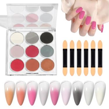 Imagem de Pó De Glitter Para Unhas | Acabamento Espelho Mágico | Conjunto De Pós - Pó com Glitter -Íris e Degradê Artístico para Decoração de Unhas DIY em Ocasiões Festivas como Páscoa Halloween e