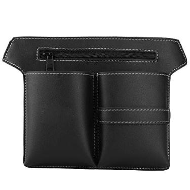 Imagem de Yinhing Bolsa para Coldre de Cabeleireiro, Bolsa para Porta-tesoura Com Cinto Removível Ajustável, Design de Camada Dupla para Armazenamento de Ferramentas de Barbeiro de Cabeleireiro (BLACK)