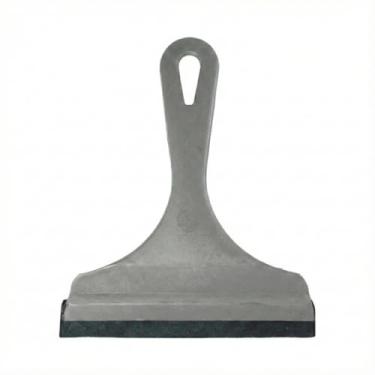 Imagem de Rodo Rodinho de Pia em Plástico Cinza 16x13cm com Lâmina de Borracha para Limpeza de Pia Vidros Box Azulejo Cozinha e Janelas Plástico Durável