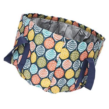 Imagem de ZJchao Bacia de Imersão para Pés Dobrável, Banheira Portátil Dobrável para Pés Com Alça Resistente e Bolsa de Armazenamento, Grande Capacidade de 21L para Viagens, Acampamento, Pesca,