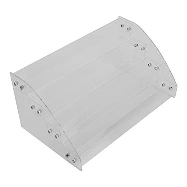 Imagem de CUOFYUNL Multi camadas de acrílico transparente expositor rack organizador armazenamento de cosméticos Caixa (4 camadas)