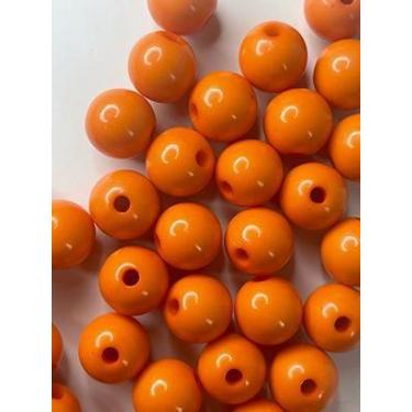 Imagem de Miçanga Bola Laranja 4mm/ aprox.2500peças - 50g - La Mode Arte e Criaç