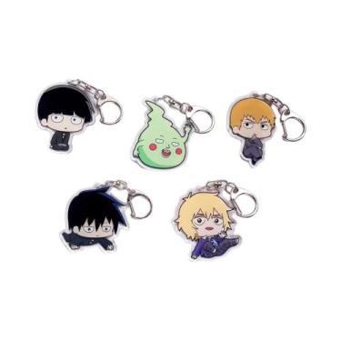 Imagem de Chaveiro Acrílico Anime Mob Psycho 100 Charmoso Para Bolsa Pingente De
