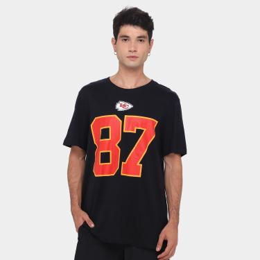 Imagem de Camisa Nike Kansas City Chiefs Travis Kelce 87 Name & Number Masculina-Masculino