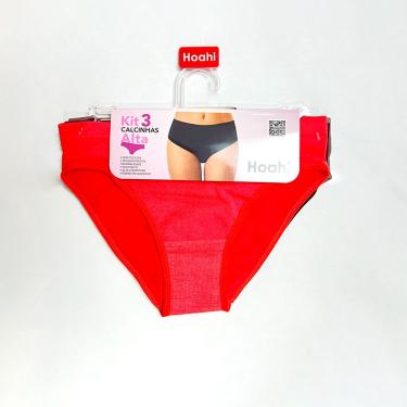 Imagem de KIT 3X1 CALCINHA POLIAMIDA HOAHI PREMIUM ALTA