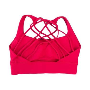 Imagem de Top De Treino Feminino Com Sutiã Esportivo Push up À Prova De Choque, 