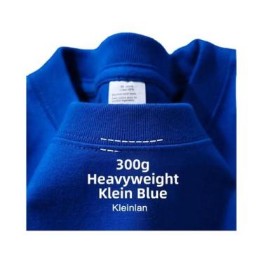 Imagem de Camiseta De Algodão Puro Pesada 500G Com Ombros Caídos E Manga Curta P