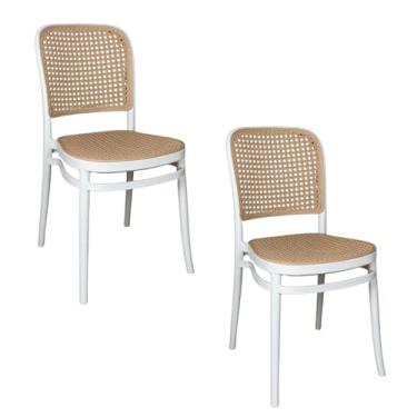 Imagem de Oficial Webshop - Kit 2 Cadeiras de Jantar Roma para Sala e Cozinha - Branco
