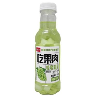 Imagem de Bebida de Fruta Sabor Uva Verde com Mel e Nata de Coco 450ml  Refresca