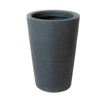 Imagem de Vaso para Planta em Polietileno Coluna redonda Cone M para decoração interna e externa(Azul)