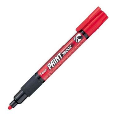 Imagem de Marcador VERMELHO Pentel Permanente - MMP20-BO