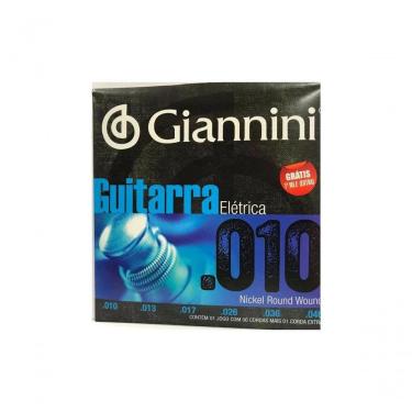 Imagem de Encordamento Giannini Guitarra Geegst.10 Com 10 0.010