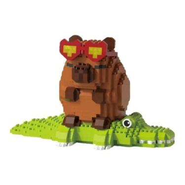 Imagem de Brinquedo Educativo Blocos de Montar - Capivara - JC Shop
