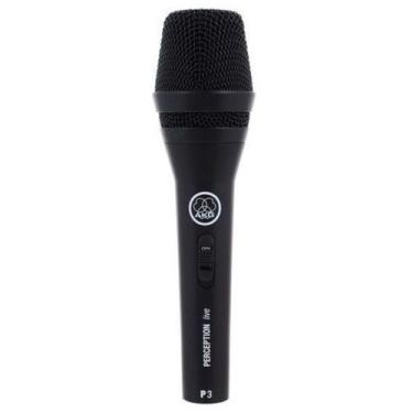 Imagem de Microfone Profissional de Mão AKG P3S Dinâmico Perception Voz E Violão
