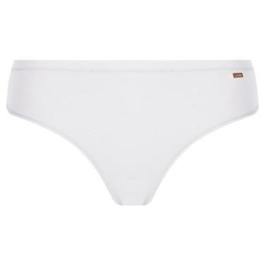 Imagem de Calcinha Biquíni Loba Clássica Lupo Algodão 40353-001, XG, Branco