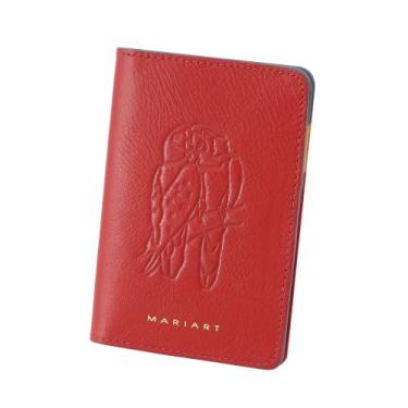 Imagem de Carteira Feminina De Couro Bovino Com Rfid Mariart Flora