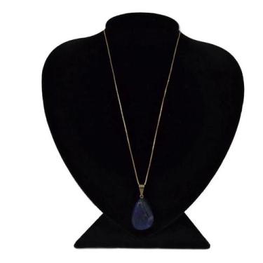 Imagem de Colar Em Prata + Ouro Elo Veneziano 45Cm Sodalita - Ponte Vecchio