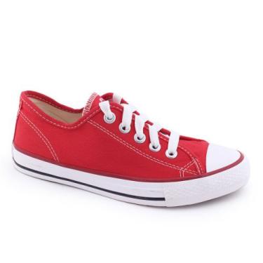 Imagem de Tênis Unissex Casual ST0700 Basket Classic Street Star, Vermelho, 36