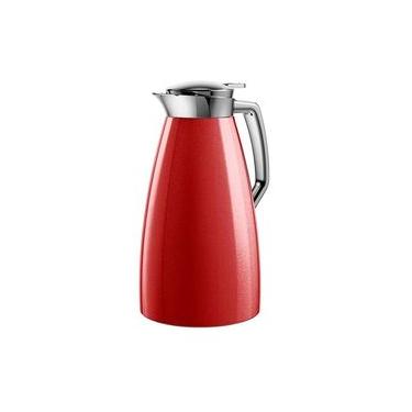 Imagem de Garrafa térmica Emsa Plaza Quick Press 1 litro vermelho