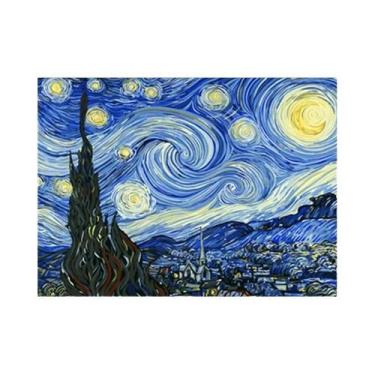 Imagem de Kit De Pintura Em Diamante 5D Noite Estrelada De Van Gogh, Bordado Em 