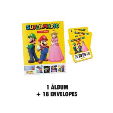 Imagem de Super Mario 2026 - Álbum Capa Cartão + 18 Envelopes - Panini