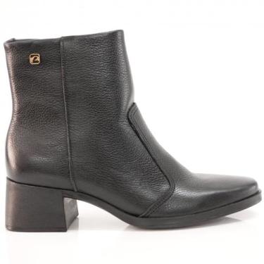 Imagem de Bota Cano Curto Couro Pegada, Preto, 36