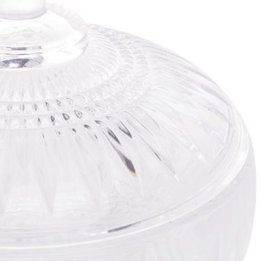 Imagem de Potiche Wolff Queen 12cm x 11cm Transparente Cristal Sala de Estar