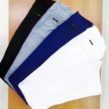 Imagem de Calça Flare Bailarina Cós largo Ref 002418 marzine - K2B, Azul, GG