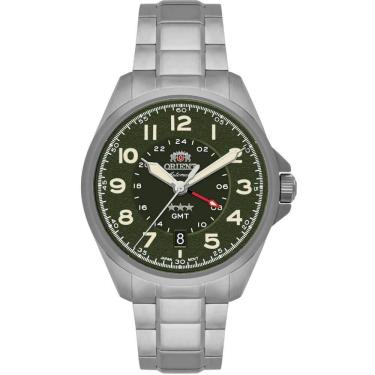 Imagem de Relógio Orient Masculino Ref: Nh3ss017 E2sx Automático Prateado GMT