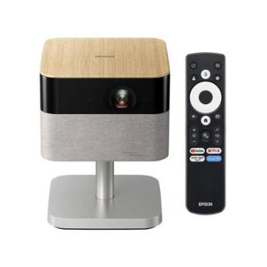 Imagem de Projetor Portátil Suporte Ajustável Smart Epson Lifestudio Flex Plus 4K PRO-UHD EF 72K Som Bose-Unissex