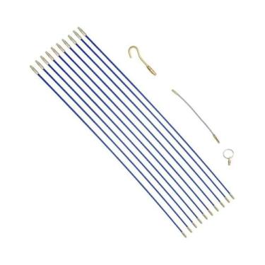 Imagem de Kit De Cabo De Fibra De Vidro De 4mm Para Passagem De Fios, 33-45cm, F