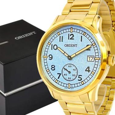 Imagem de Relógio Masculino Orient Exclusivo Dourado Original Garantia