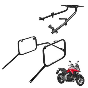 Imagem de Suporte Baú Bagageiro C/ Afastador Alforge Gbs Nc 750x
