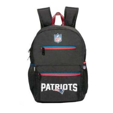 Imagem de Mochila Esportiva Escolar NFL Futebol Americano Patriots Oficial-Unissex