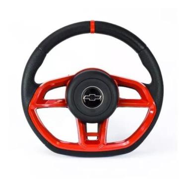 Imagem de Volante Esportivo GM Celta / Prisma - Gti Vision Vermelho - Chevrolet