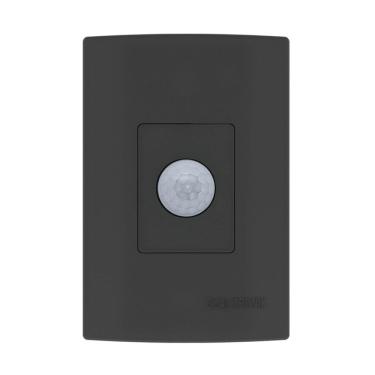 Imagem de Sensor De Presença Qualitronix QI2MP | De Embutir, Parede 180 Graus, Preto, Bivolt