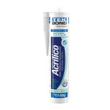 Imagem de Adesivo Acrilico Selador De Trincas Cola Molduras 425G/280ML - TEK BON