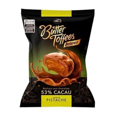 Imagem de Bala Butter Toffee Sabor 53% Pistache Com Cacau 400g