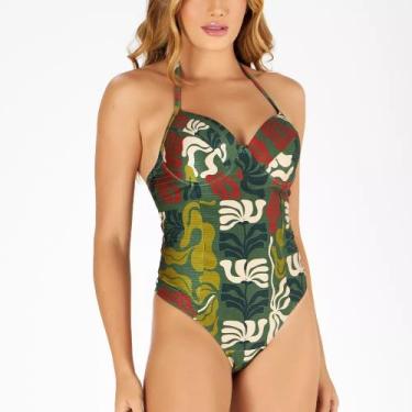 Imagem de Maio Dilady 0623520 Fio Estampado Zero Barriga, 46, Algas matisse