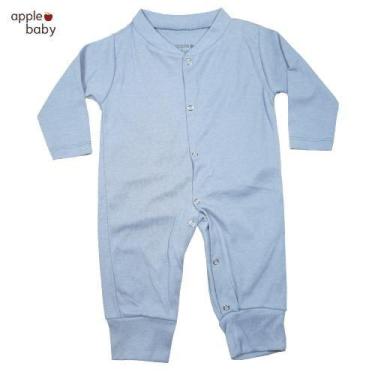 Imagem de Macacão longo azul hortência - basic apple baby, M