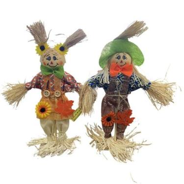 Imagem de Casal de espantalhos mini decorativos para festa junina - POPPER
