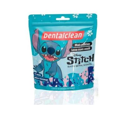 Imagem de Fio Dental Flosser Stitch sabor Morango - DentalClean