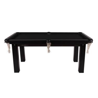 Imagem de Mesa Sinuca Bilhar MDF 1.83 x 1.04 com kit Procopio - Preto