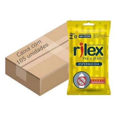 Imagem de Preservativo Rilex Espermicida com 105 unidades 35x3